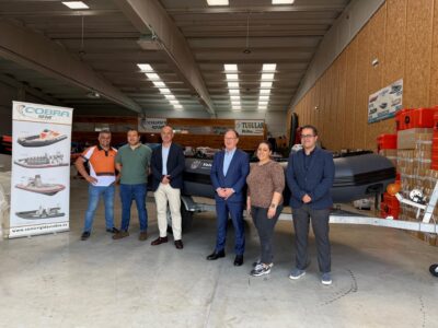 Empresa de Valença oferece barco à Proteção Civil para reforço de operações no Rio Minho