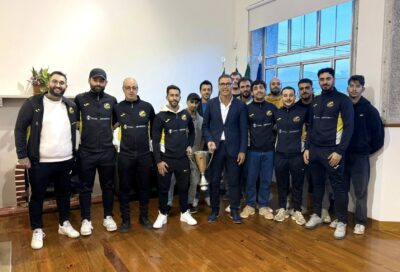 Darque homenageia Pezitos D’Ouro pela conquista da Taça Distrital de Futsal