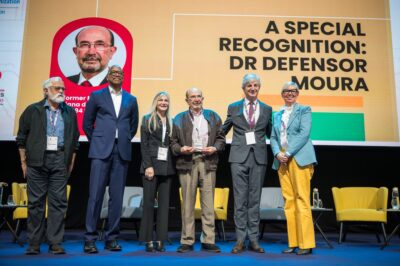 Defensor Moura homenageado pela Rede Europeia de Cidades Saudáveis da OMS
