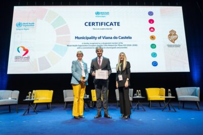 Viana recebe certificado de Cidade-Membro na Fase VIII da Rede Europeia de Cidades Saudáveis