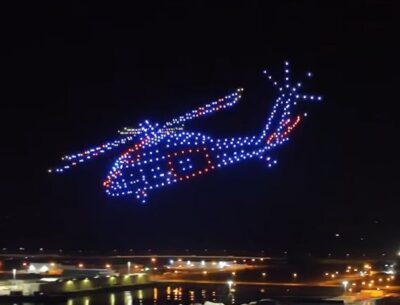Força Aérea celebra 74º aniversário com espetáculo de drones