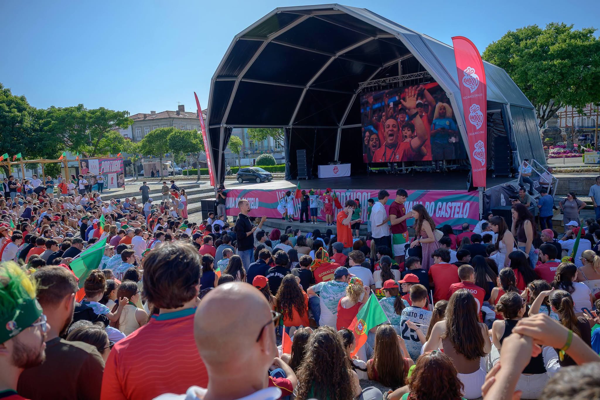 Viana do Castelo transmite jogo entre Portugal e Uzbequistão às 18h00