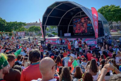 Viana do Castelo transmite jogo entre Portugal e Croácia