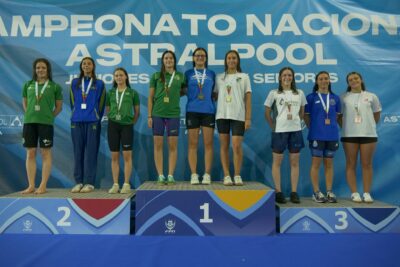 Nadadora vianense sagra-se campeã nacional dos 1500 metros livres
