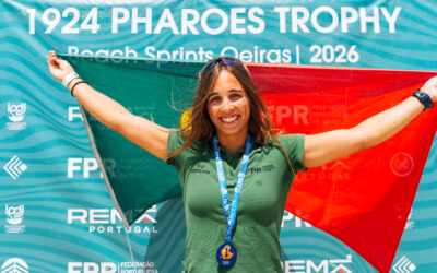 Remadora vianense conquista bronze entrea elite mundial do remo de mar