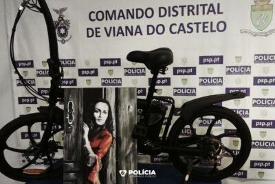 PSP recupera bicicleta elétrica e quadro furtados em Viana do Castelo