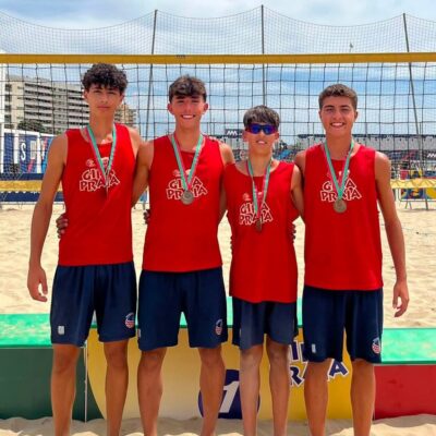 “Marujinhos” brilham no Campeonato Nacional de Voleibol de Praia