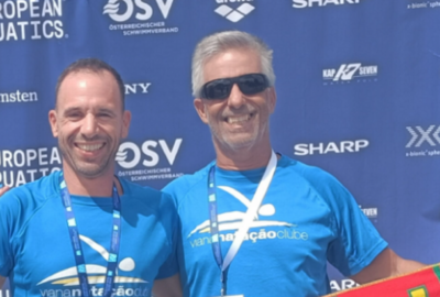 Nadador do Viana Natação Clube conquista bronze nos Europeus de Masters