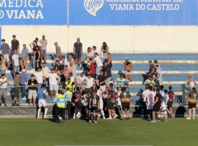Jogadores do Leixões envolvem-se em confrontos com adeptos após derrota frente ao Vianense