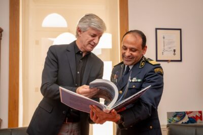Presidente da Câmara recebe novo comandante da GNR de Viana